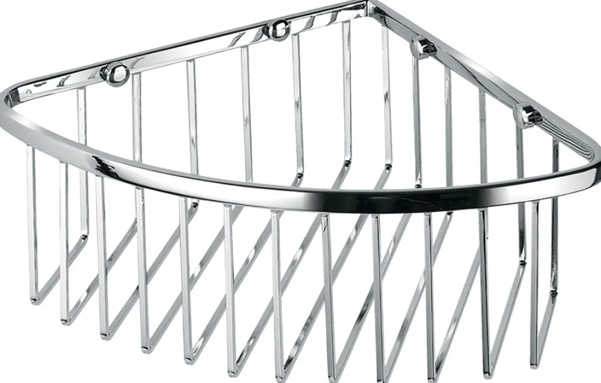 ADORA® hjørnehylde enkelt trådkurv H9 cm