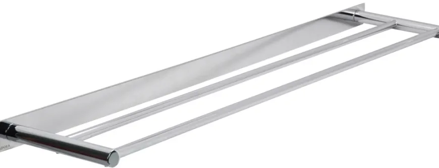 ADORA® håndklædestang dobbelt 60 cm krom