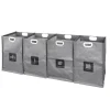 Affaldssorteringsposer m/velcrosystem 4 stk.