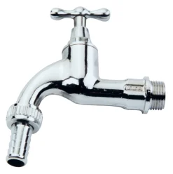 Aftapventil 3/4" med T-greb krom