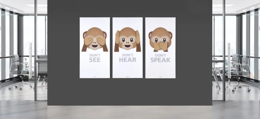 Akustikbillede Art-Acoustic hear 60 x 120 cm - hvid