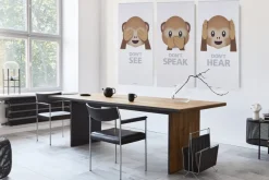 Akustikbillede Art-Acoustic speak 60 x 120 cm - hvid