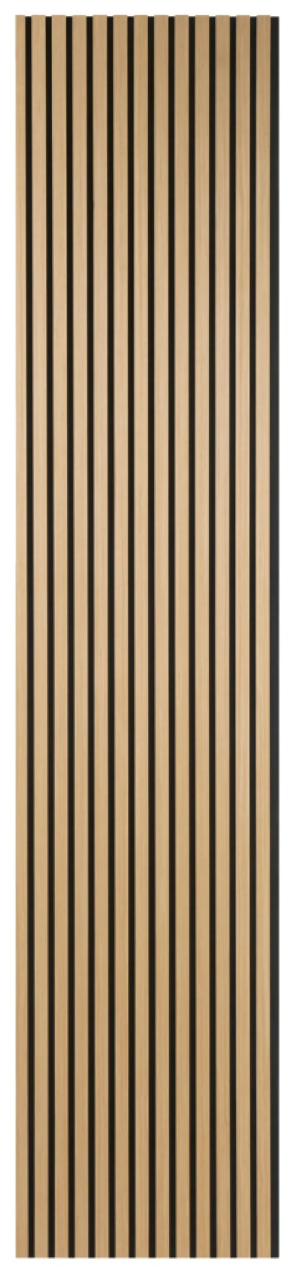Akustikpanel Quanti light oak 18 x 520 x 2440 mm - Køb i butik