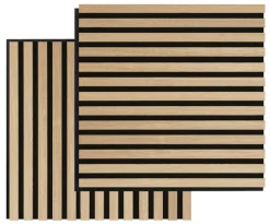 Akustikpanel Square ash 22 × 520 × 520 mm 2-pk.