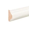 Almueliste fyr hvid - 11 x 21 x 3000 mm