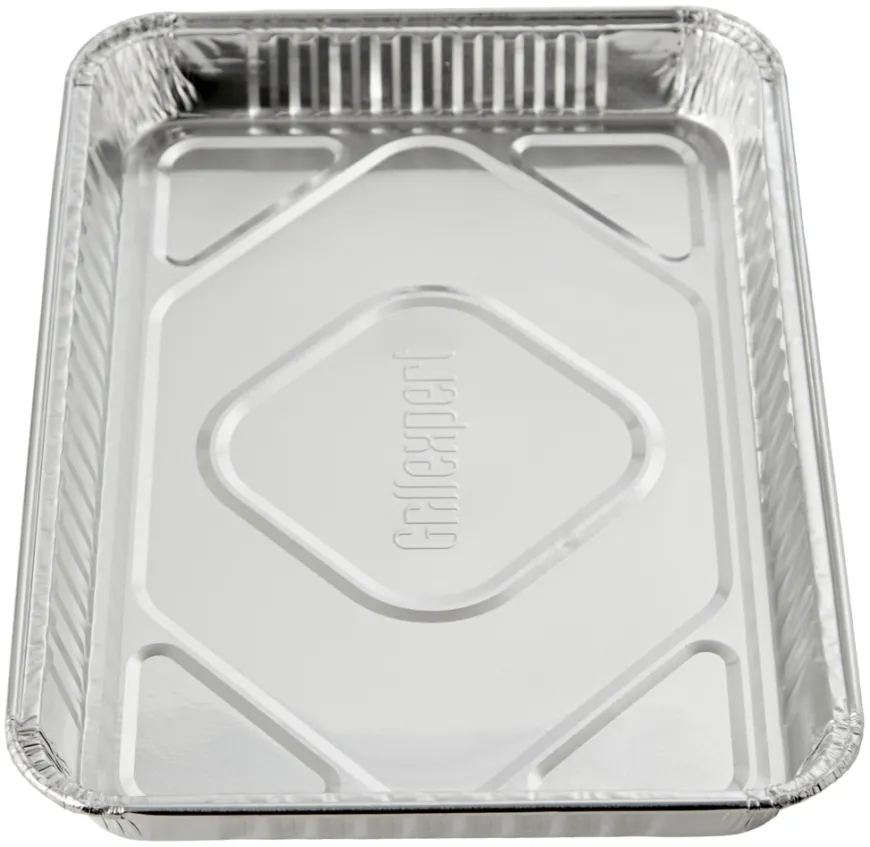 Alubakke 32,5 x 22,5 x 3,2 cm - 5 stk. - Grillexpert®