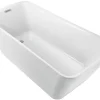 Badekar rektangulært fritstående L170 x B78 x H60 cm
