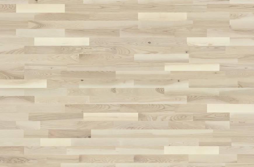 Barlinek parketgulv ask hvid lak 3-stav 3,18 m²