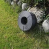 Bedkant 10 meter sort plast