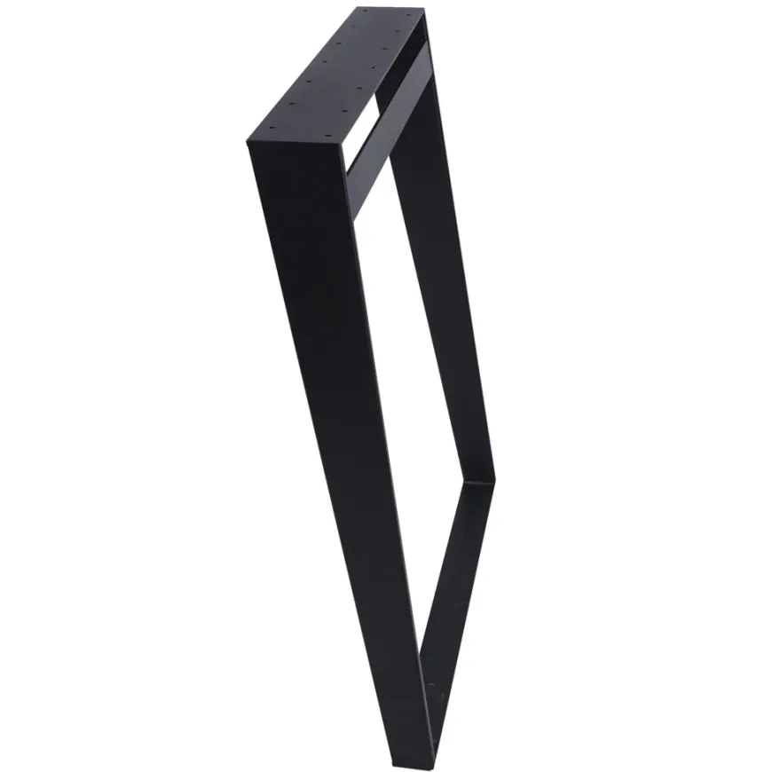 Bordben H74 x B75 cm matsort metal