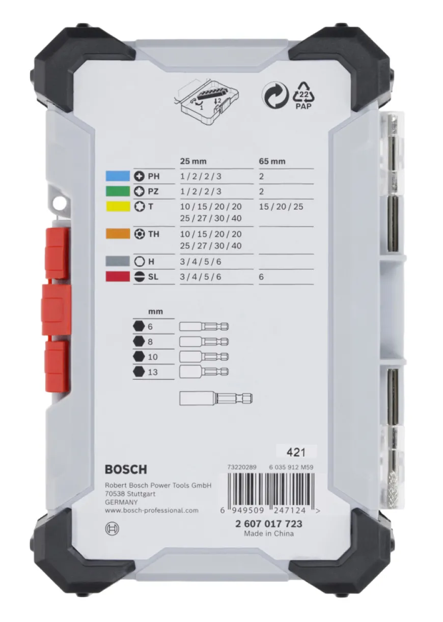 Bosch ExtraHard bitssæt 43 dele