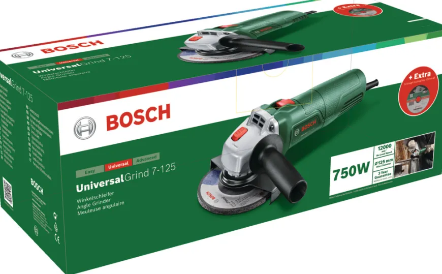 Bosch UniversalGrind vinkelsliber 750 W