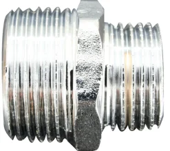 Brystnippel forkromet 3/4" x 1/2"