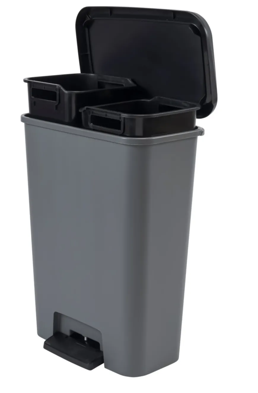 Curver Compatta Duo Bin pedalspand 46 liter