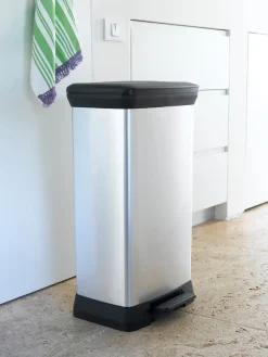 Curver pedalspand sølv 50 liter