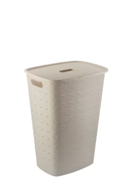 Curver vasketøjskurv med låg 56 liter hvid