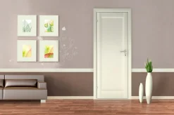 Dør Fashion 1 hvidmalet 62,5 x 204 cm