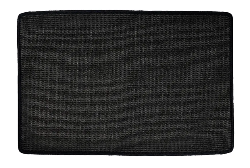 Dørmåtte sisal sort 40 x 60 cm