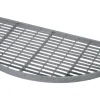 Dørrist galvaniseret stål halvmåne 80 x 40 cm