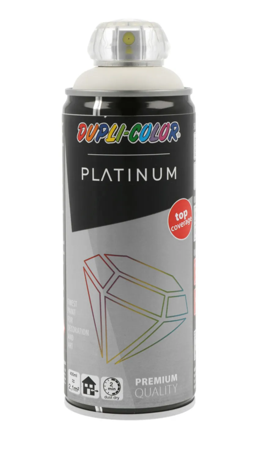 Dupli-Color Platinum spraymaling hvid mat 400 ml