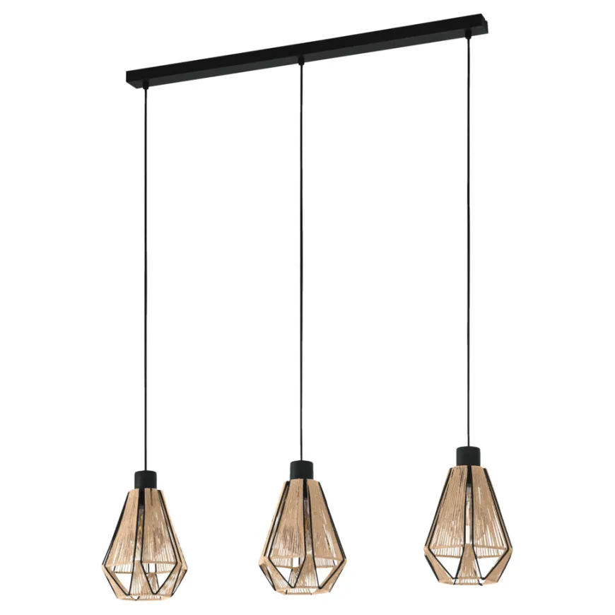 Eglo Adwickle langbordspendel natur/sort L87 x H110 cm
