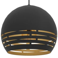 Eglo Camastra pendel Ø22,5 cm sort/guld