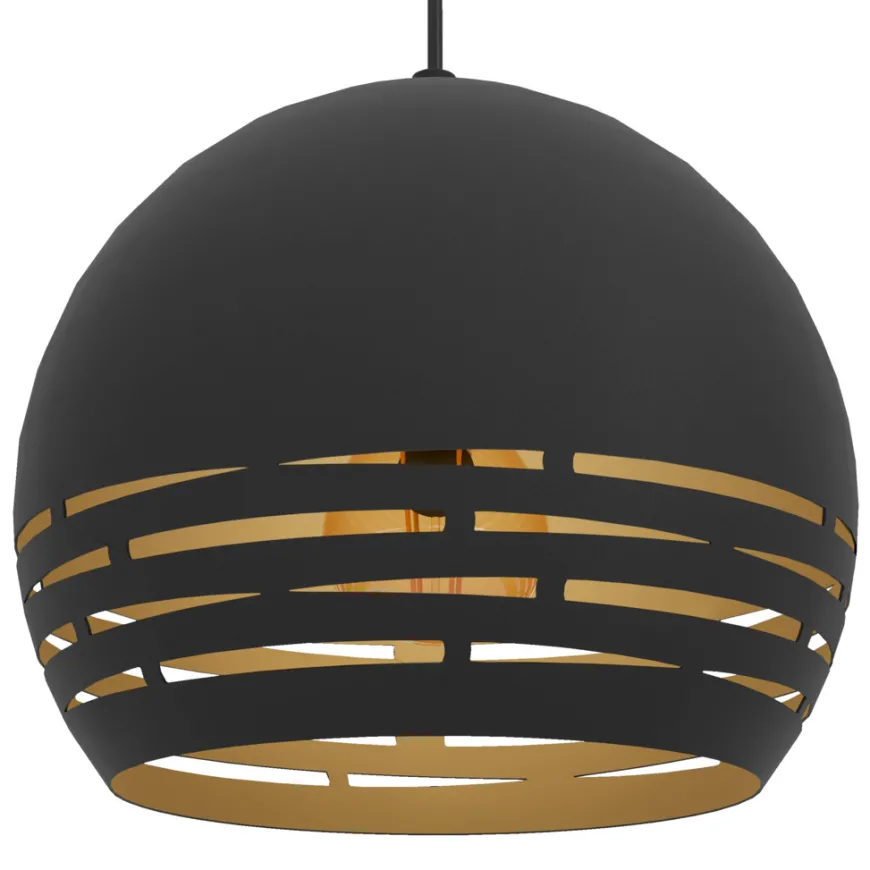 Eglo Camastra pendel Ø22,5 cm sort/guld