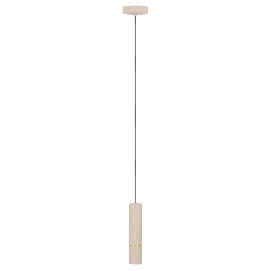 Eglo Caminia pendel sand/børstet messinglook Ø6 cm