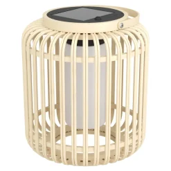 Eglo Marliano solcellelanterne tremmer natur/hvid