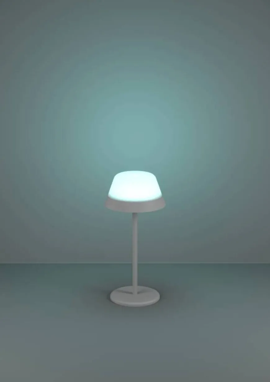 Eglo Meggiano bordlampe grå genopladelig