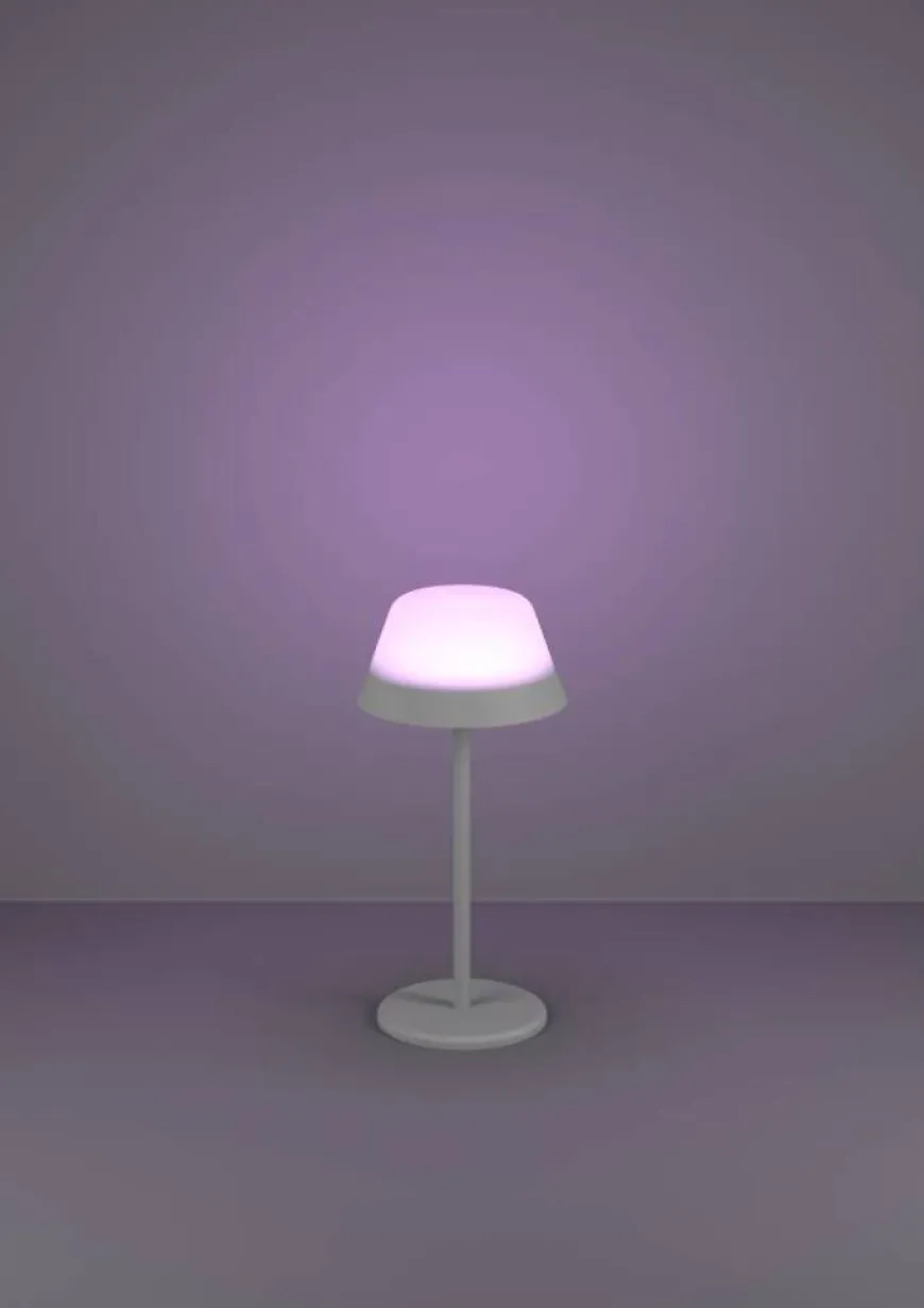 Eglo Meggiano bordlampe grå genopladelig