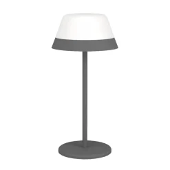 Eglo Meggiano bordlampe grå genopladelig