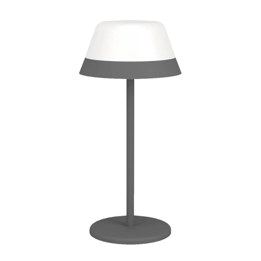 Eglo Meggiano bordlampe grå genopladelig
