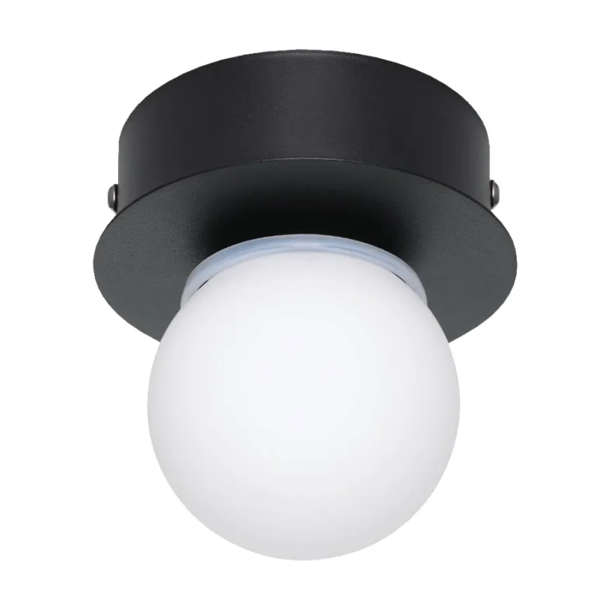 Eglo Mosiano loft- og væglampe sort/hvid Ø11 cm