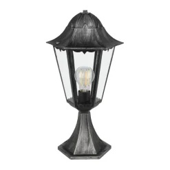 Eglo Navedo udendørslampe sort/sølv 47 cm