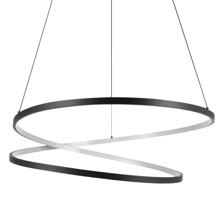 Eglo Ruotale pendel sort Ø70 cm