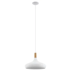 Eglo Sabinar pendel hvid/brun Ø40 cm