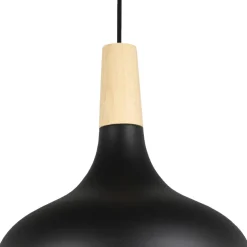 Eglo Sabinar pendel sort/brun Ø28 cm