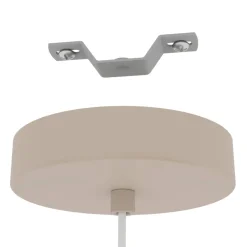 Eglo Terrarosa pendel sand/hvid Ø24 cm
