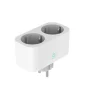 Energimåler plug m/timer wifi dobbeltstik - Elworks