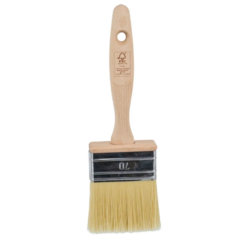 Facadepensel m/træskaft 70 mm - LUXI®