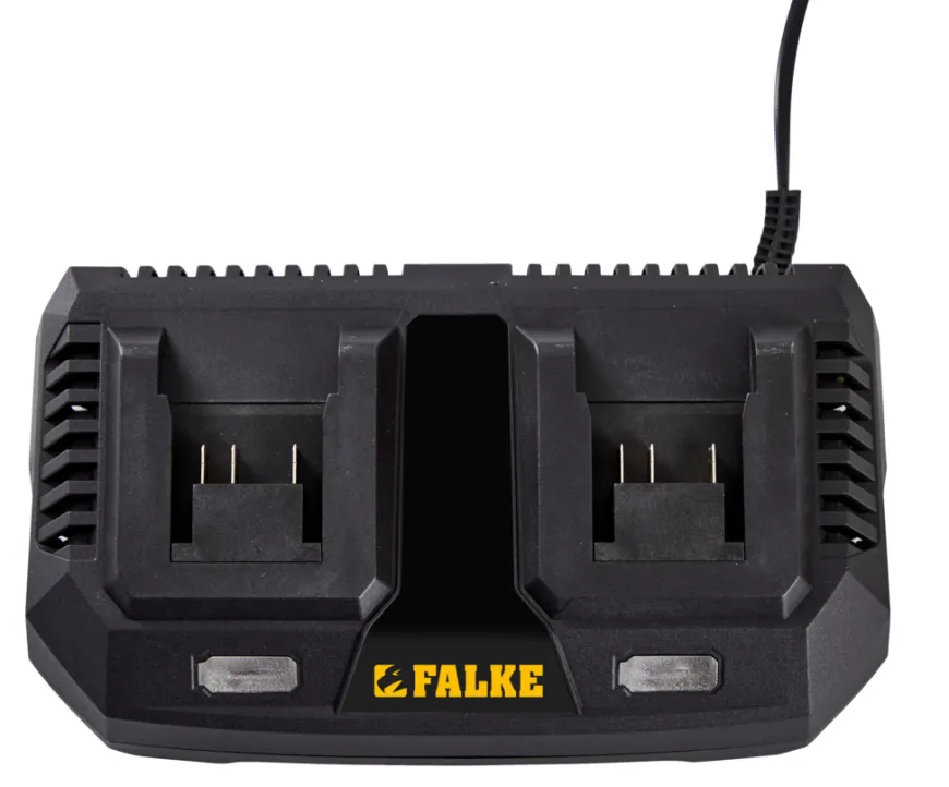 Falke® dobbeltoplader 18 V Li-ion