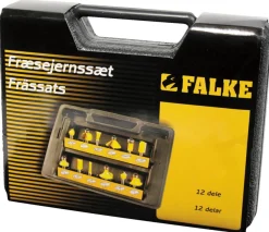 Falke® fræsejernssæt 12 dele
