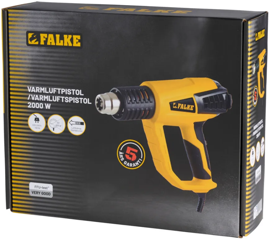 Falke® varmepistol 2000 W