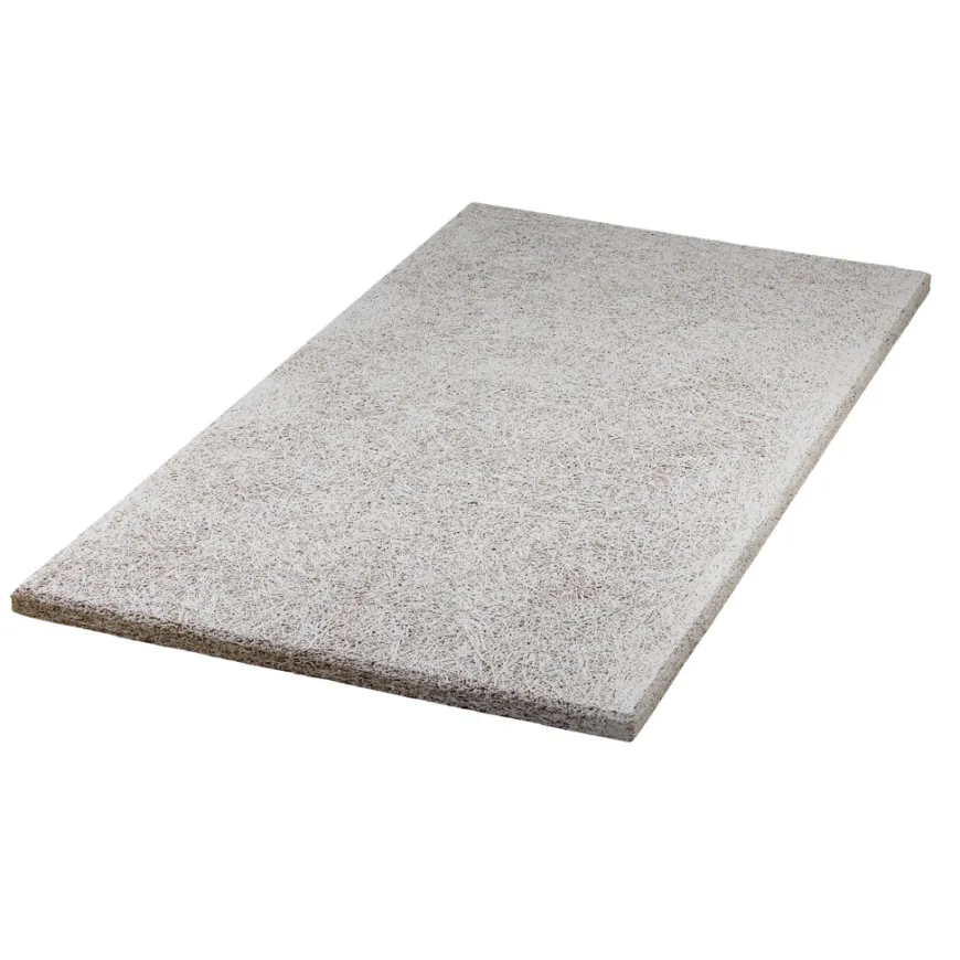 Fibrolith træbeton K5 hvid 600 x 1200 mm - Køb i butik
