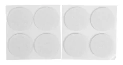 Filtpuder selvklæbende Ø28 mm hvid - 8 stk.