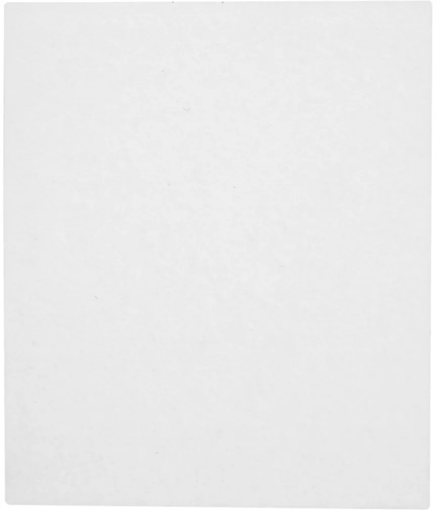 Filtpude selvklæbende 80 x 90 mm hvid - 1 stk.
