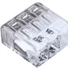 Fjedersamlemuffe med 3 poler 2,5 mm² - 12 stk.