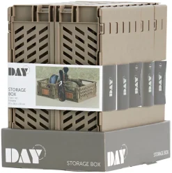 Foldekasse brun 3,3 liter 2-pk. - DAY