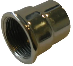 Formindskermuffe 3/4" indv. x 1/2" indv. krom